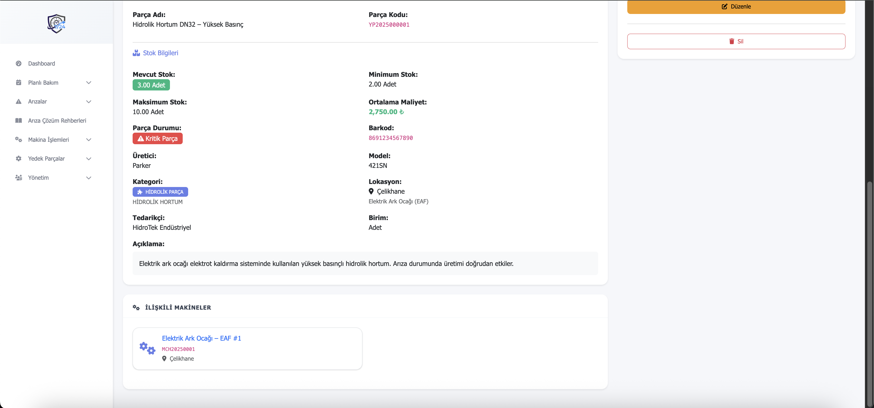 Yedek parça detay 2